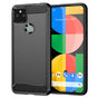 Husa pentru Google Pixel 5, Techsuit Carbon Silicone, negru