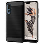 Husa pentru Huawei P20 Pro, Techsuit Carbon Silicone, negru