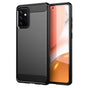 Husa pentru Samsung Galaxy A72 5G, Techsuit Carbon Silicone, negru