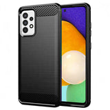 Husa pentru Samsung Galaxy A52 5G, Techsuit Carbon Silicone, albastru