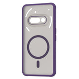 Husa pentru Nothing Phone (3a), Techsuit HaloFrost MagSafe Series, bleumarin