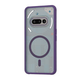 Husa pentru Nothing Phone (3a), Techsuit HaloFrost MagSafe Series, bleumarin