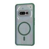 Husa pentru Nothing Phone (3a), Techsuit HaloFrost MagSafe Series, verde inchis