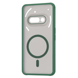 Husa pentru Nothing Phone (3a), Techsuit HaloFrost MagSafe Series, verde inchis