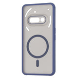 Husa pentru Nothing Phone (3a), Techsuit HaloFrost MagSafe Series, bleumarin