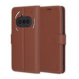 Husa pentru Nothing Phone (3a), Techsuit Leather Folio, maro