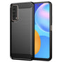 Husa pentru Huawei P Smart 2021, Techsuit Carbon Silicone, negru