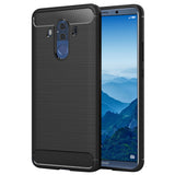 Husa pentru Huawei Mate 10 Pro, Techsuit Carbon Silicone, albastru