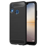 Husa pentru Huawei P20 Lite, Techsuit Carbon Silicone, negru
