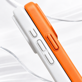 Husa telefon cu sticla MagSafe pentru Apple iPhone 16 Pro Max, Alba