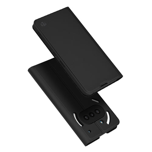 Husa pentru Nothing Phone (3a), Techsuit Magskin Book, negru