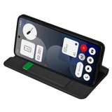 Husa pentru Nothing Phone (3a) Pro, Techsuit Magskin Book, negru