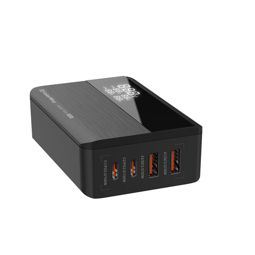 Adaptor Colorway Charger Adaptor Cablu (CW-CHS041PD-BK), 2xUSB QC, 2xType-C PD3.0 PPS, Huawei FCP, Vooc, 100W