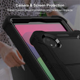 Husa tableta pentru Xiaomi Pad 7, Techsuit Rugged TabShell + Screen Protector, negru