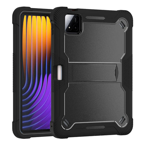Husa tableta pentru Xiaomi Pad 7, Techsuit Rugged TabShell + Screen Protector, negru
