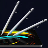 Stylus pen Techsuit (T1), pentru Phones si Tablets, Active, Bluetooth, Type-C, 130mAh, alb