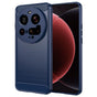 Husa pentru Xiaomi 15 Ultra, Techsuit Carbon Silicone, albastru