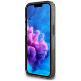Husa pentru iPhone 16e, Guess IML Flowers MagSafe (GUHMPSE4HFWBRCEK), negru