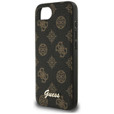 Husa pentru iPhone 16e, Guess Peony Script MagSafe (GUHMPSE4PGPYSK), negru