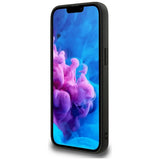 Husa pentru iPhone 16e, Guess Peony Script MagSafe (GUHMPSE4PGPYSK), negru