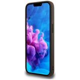 Husa pentru iPhone 16e, Guess Hardcase 4G Flower Print MagSafe (GUHMPSE4P4ROPEMCW), maro