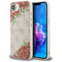 Husa pentru iPhone 16e, Guess Hardcase 4G Flower Print MagSafe (GUHMPSE4P4ROPEMCP), roz