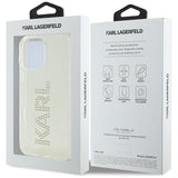 Husa pentru iPhone 16 Pro, Karl Lagerfeld IML Rhinestones (KLHCP16LHKLSTDCT), transparenta