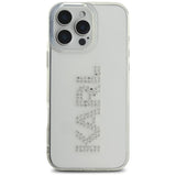 Husa pentru iPhone 16 Pro, Karl Lagerfeld IML Rhinestones (KLHCP16LHKLSTDCT), transparenta