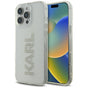 Husa pentru iPhone 16 Pro, Karl Lagerfeld IML Rhinestones (KLHCP16LHKLSTDCT), transparenta