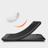 Husa pentru Samsung Galaxy A10, Techsuit Carbon Silicone, negru