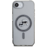 Husa pentru iPhone 16e, Karl Lagerfeld IML MagSafe (KLHMPSE4HLSKCK), negru