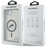 Husa pentru iPhone 16e, Karl Lagerfeld IML MagSafe (KLHMPSE4HLSKCK), negru