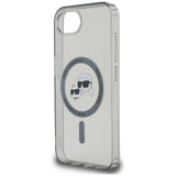 Husa pentru iPhone 16e, Karl Lagerfeld IML MagSafe (KLHMPSE4HLSKCK), negru