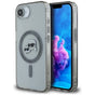 Husa pentru iPhone 16e, Karl Lagerfeld IML MagSafe (KLHMPSE4HLSKCK), negru