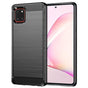 Husa pentru Samsung Galaxy Note 10 Lite, Techsuit Carbon Silicone, negru
