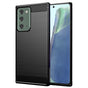 Husa pentru Samsung Galaxy Note 20, Techsuit Carbon Silicone, negru