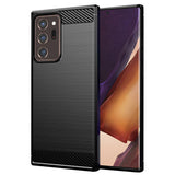 Husa pentru Samsung Galaxy Note 20 Ultra 5G, Techsuit Carbon Silicone, albastru