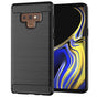 Husa pentru Samsung Galaxy Note 9, Techsuit Carbon Silicone, negru