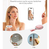 Suport de birou ESR Suction Phone Mount HaloLock (2K6500101), Hands-Free Mirror Phone Stand, Magnetic, 360° Rotation Ring, roz