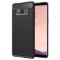 Husa pentru Samsung Galaxy S8 Plus, Techsuit Carbon Silicone, negru