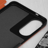 Husa pentru Samsung Galaxy S25 Edge, Techsuit eFold Series, portocaliu