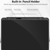 Husa tableta pentru Xiaomi Redmi Pad SE 4G, Techsuit Flex Trifold (cu Pencil Holder), negru