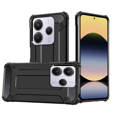 Husa pentru Xiaomi Redmi Note 14 5G, Techsuit Hybrid Armor, negru