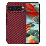 Husa pentru Google Pixel 9 Pro XL, Techsuit Carbonite FiberShell, cyan