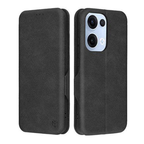 Husa pentru OPPO Reno13, Techsuit Safe Wallet Plus, negru