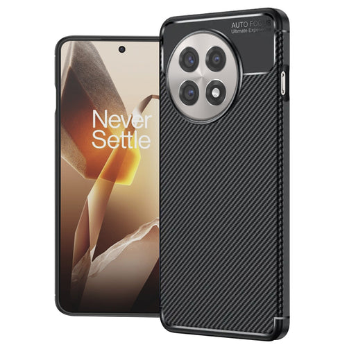 Husa pentru OnePlus 13R, Techsuit CarbonFiber, negru