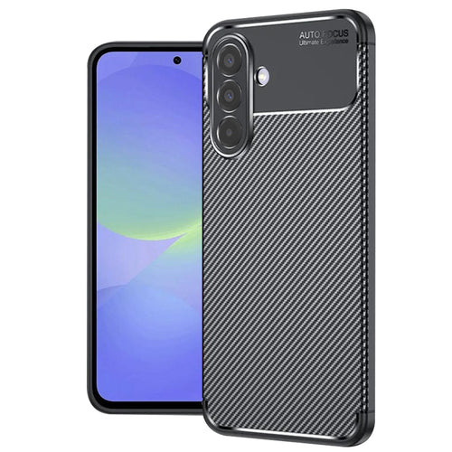 Husa pentru Samsung Galaxy A36 5G, Techsuit CarbonFiber, negru