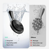 Suport de birou ESR Suction Phone Mount HaloLock (2K6500301), Hands-Free Mirror Phone Stand, Magnetic, 360° Rotation Ring, negru