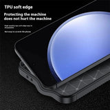 Husa pentru Samsung Galaxy S24 FE, Techsuit CarbonFiber, negru