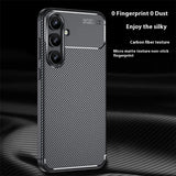Husa pentru Samsung Galaxy S24 FE, Techsuit CarbonFiber, negru